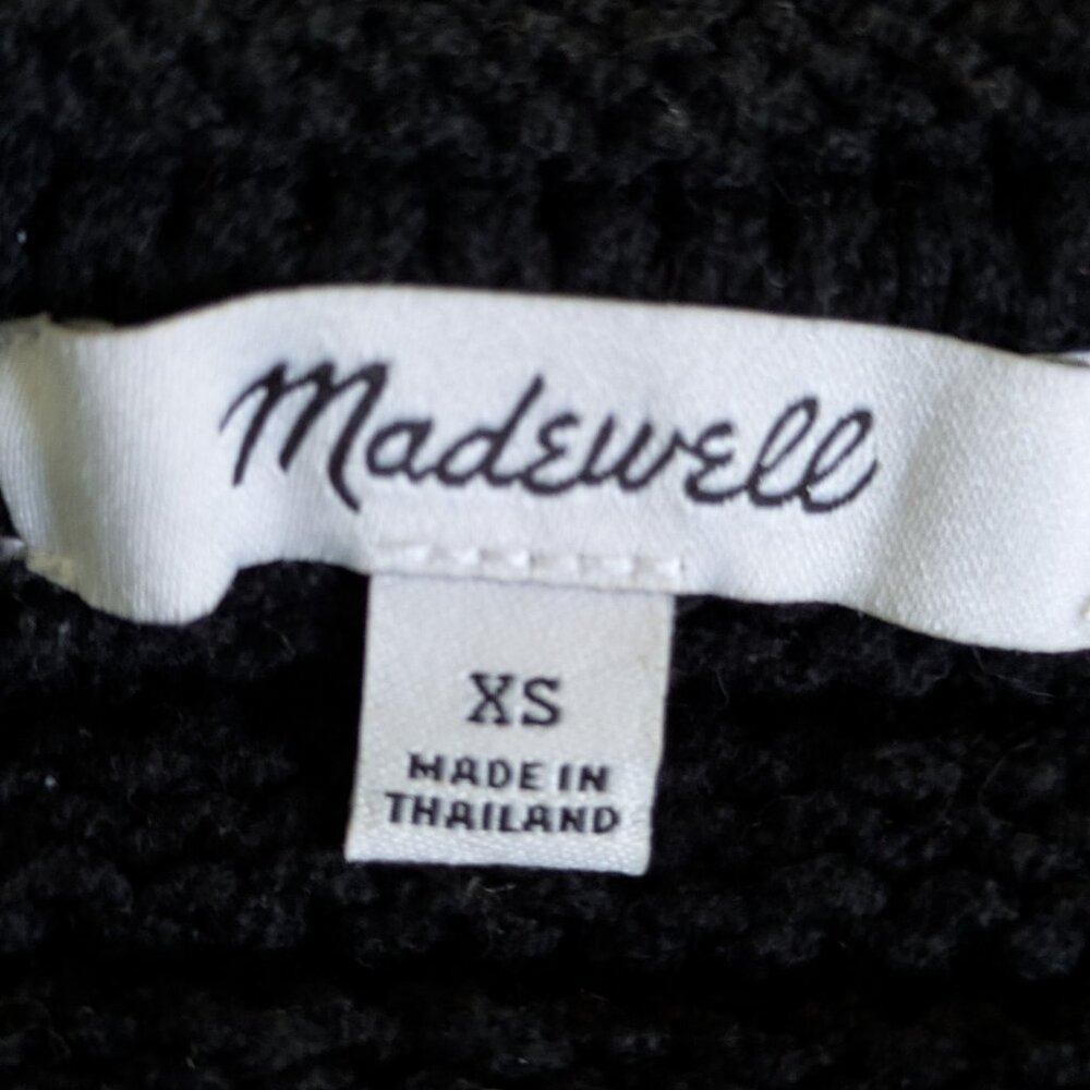Madewell Fairview Sweater Tank XS True Black - Picture 2 of 3
